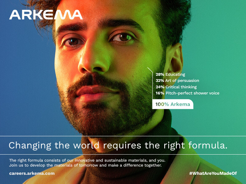 Arkema launches its employer brand campaign to make a difference